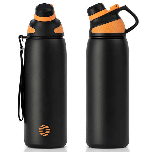 Trinkflasche 1l Bierex Trinkflasche 1 Liter – Kohlensäuregeeignet, Auslaufsicher, BPA-frei, Für Sport, Schule Und Büro