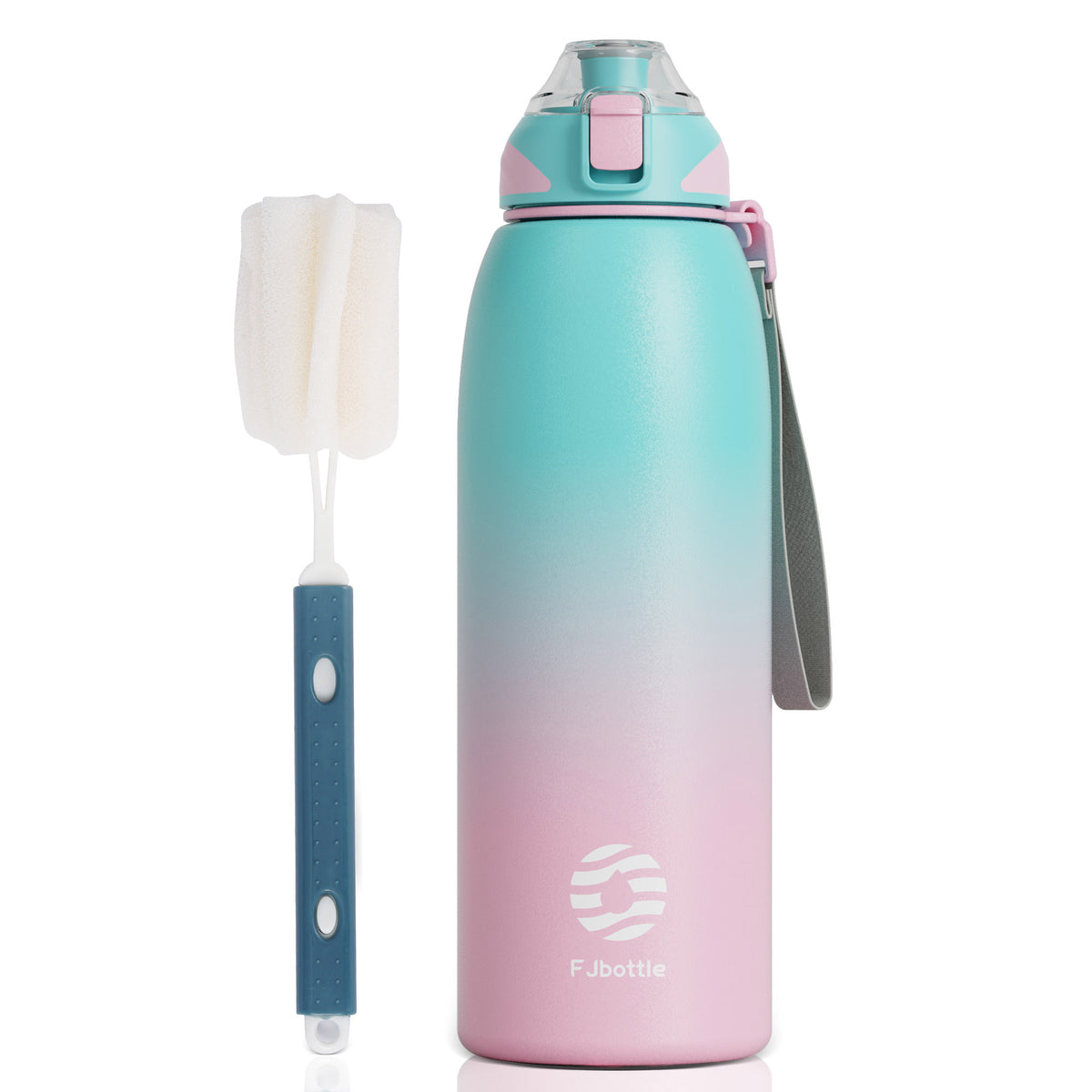 Uakeii Acqua Trinkflasche 580 Ml – BPA-freie Glasflasche Aus Tritan, Auslaufsicher & Spülmaschinengeeignet Auslaufsicher Sportflasche