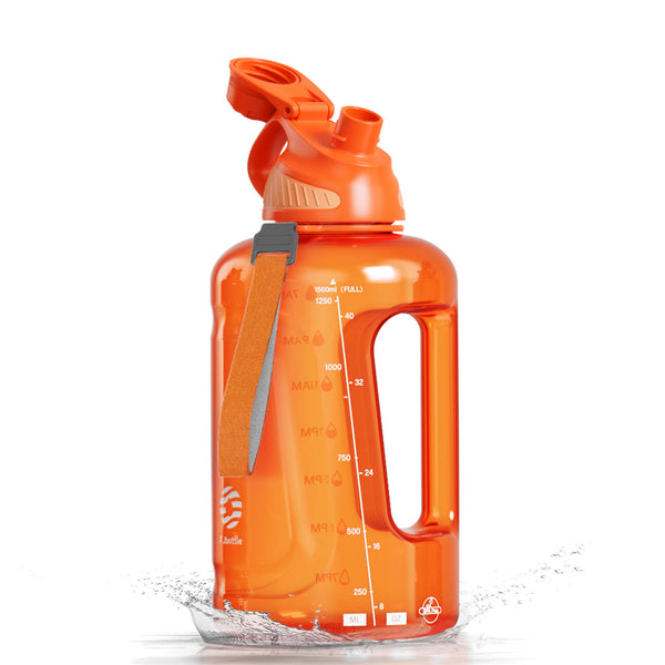 1600ml Sport Tritan Kunststoff Wasserflasche, Orange