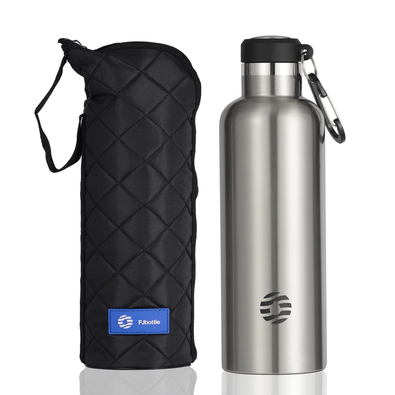 Simply Green Edelstahl-Wasserflasche 750 Ml – Marineblau, BPA-frei, Breite Öffnung Für Eiswürfel